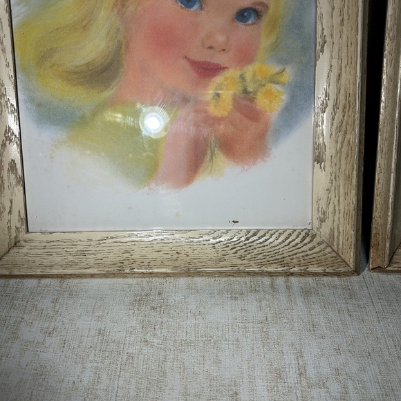 Rare - Vintage 1950's Northern Paper Tissue Promo Framed Prints (Set of 2) - Picture 5 of 9